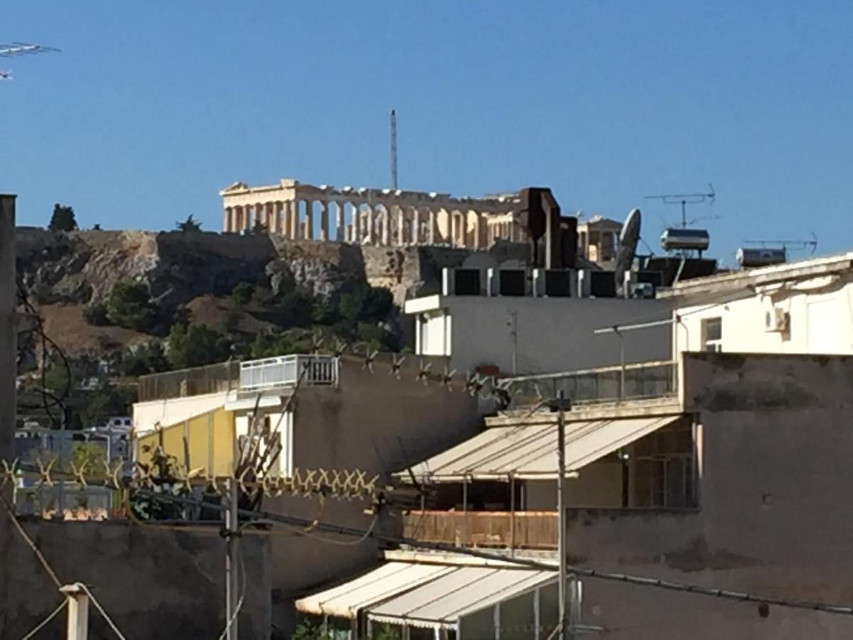 Stunning Acropolis View At City Center Atenas Exterior foto