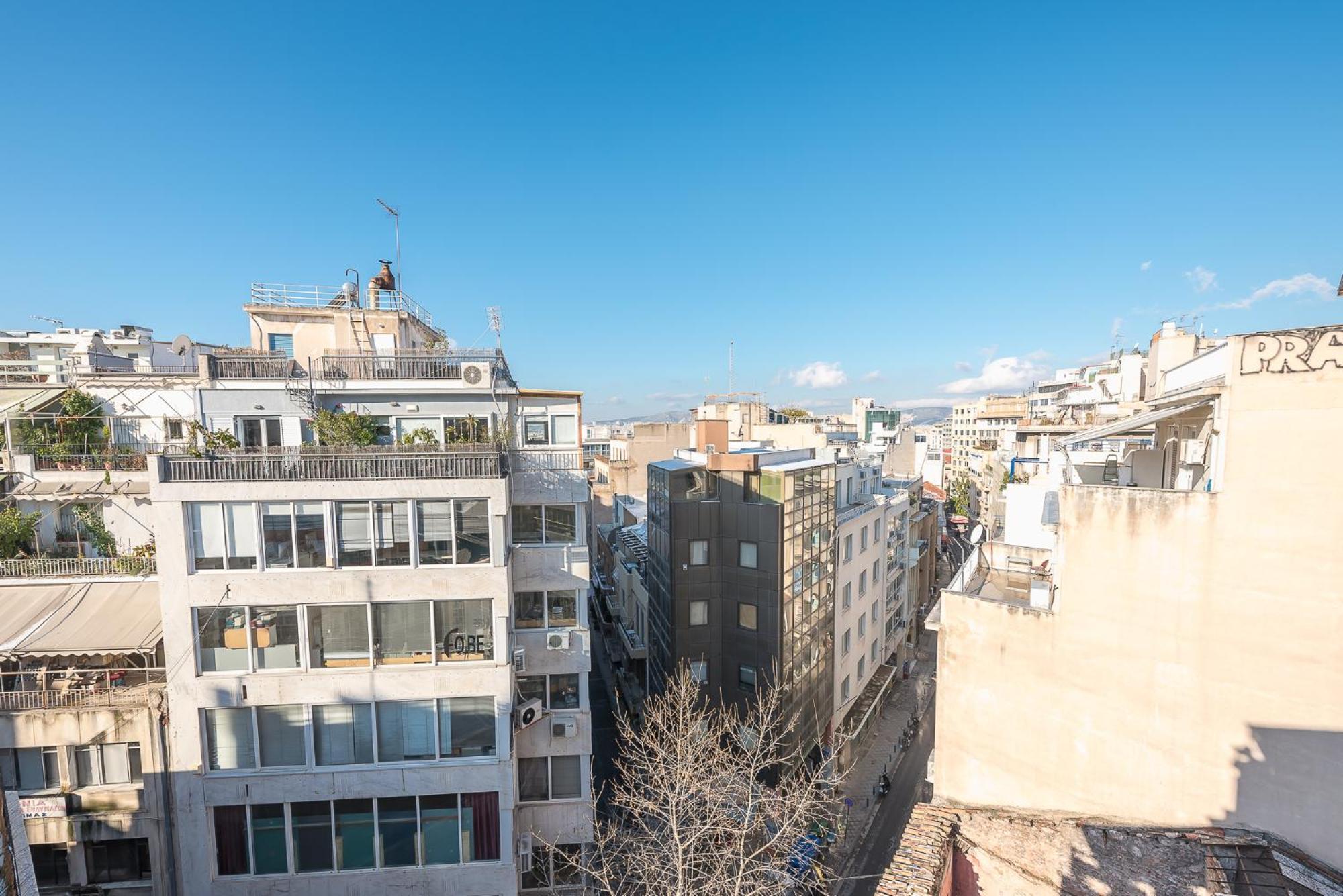 Stunning Acropolis View At City Center Atenas Exterior foto